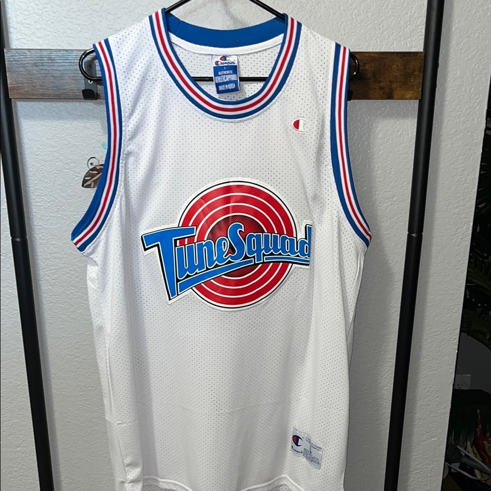 Champion Tune Squad White Jersey/ Jordan